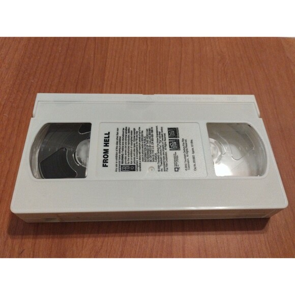 From Hell VHS Video Johnny Depp WHITE Tape RARE - Picture 7 of 7